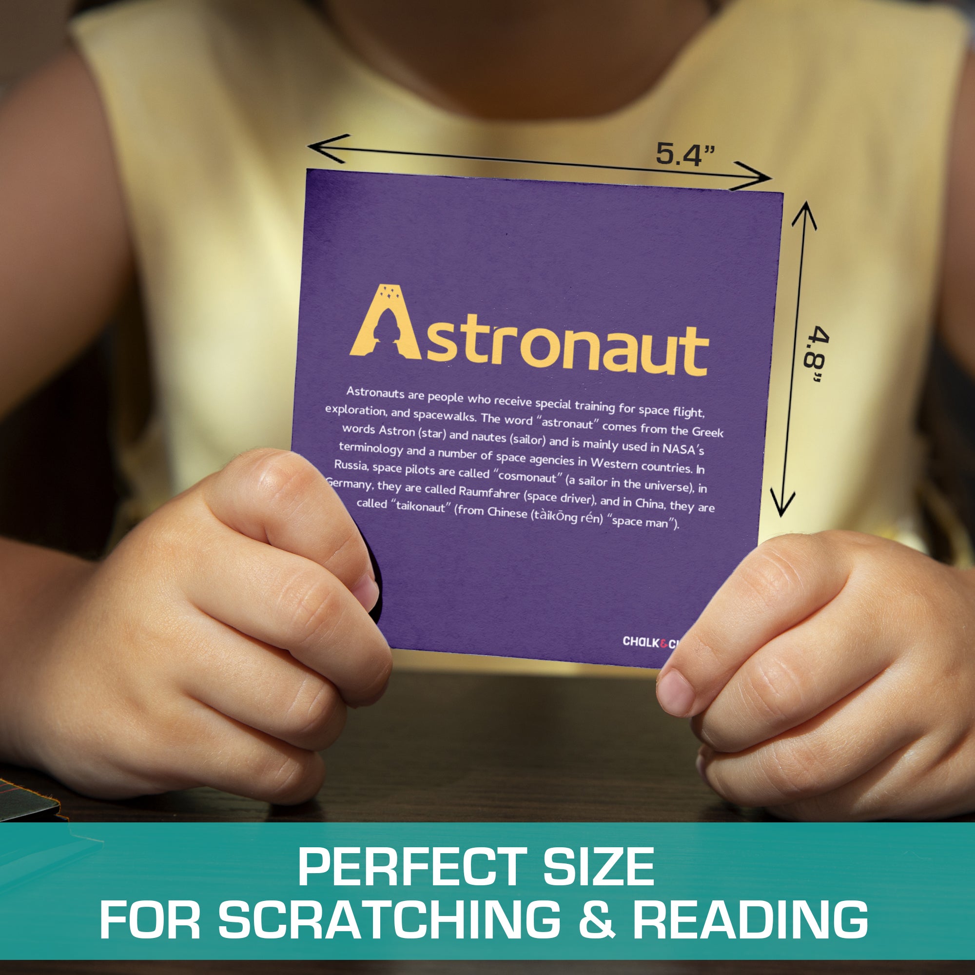 Chalk & Chuckles Scratch Art A to Z Space Adventure (Ages 4 to 9) - Image 6