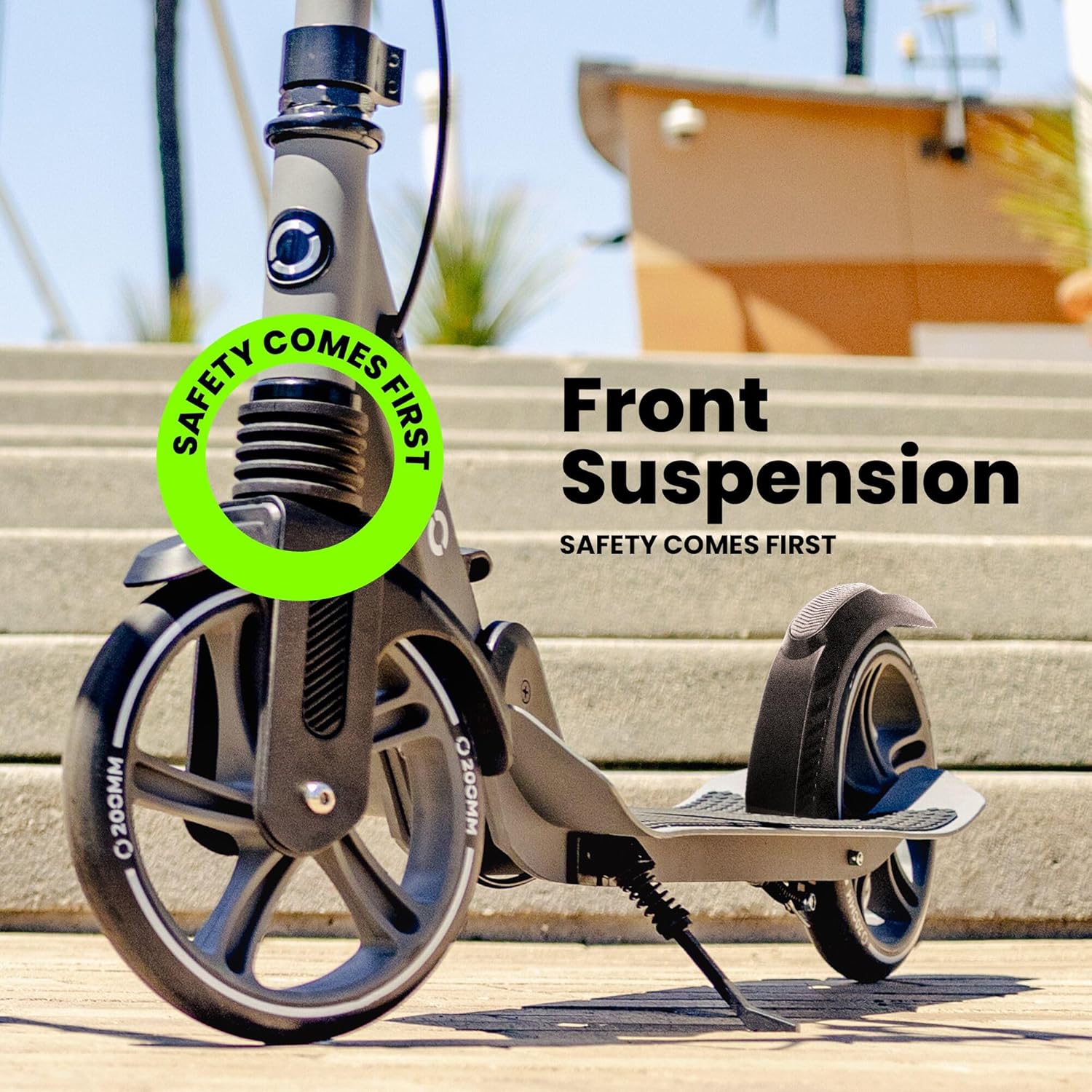 A200 Foldable Scooter - Grey - Image 2