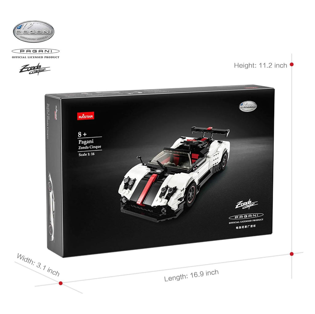 Pagani Zonda Cinque Bricks Building Kit - 1024pcs - Image 5