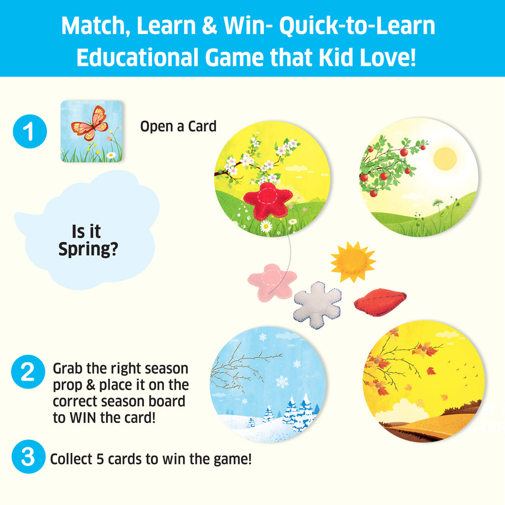 Chalk & Chuckles Season Wise - Memory Game (Ages 3 to 6) - Image 3