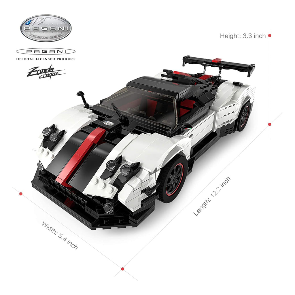 Pagani Zonda Cinque Bricks Building Kit - 1024pcs - Image 6