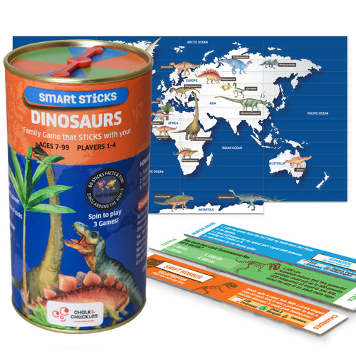 Chalk & Chuckles SMART STICKS-Dinosaur (Ages 7 to 99)