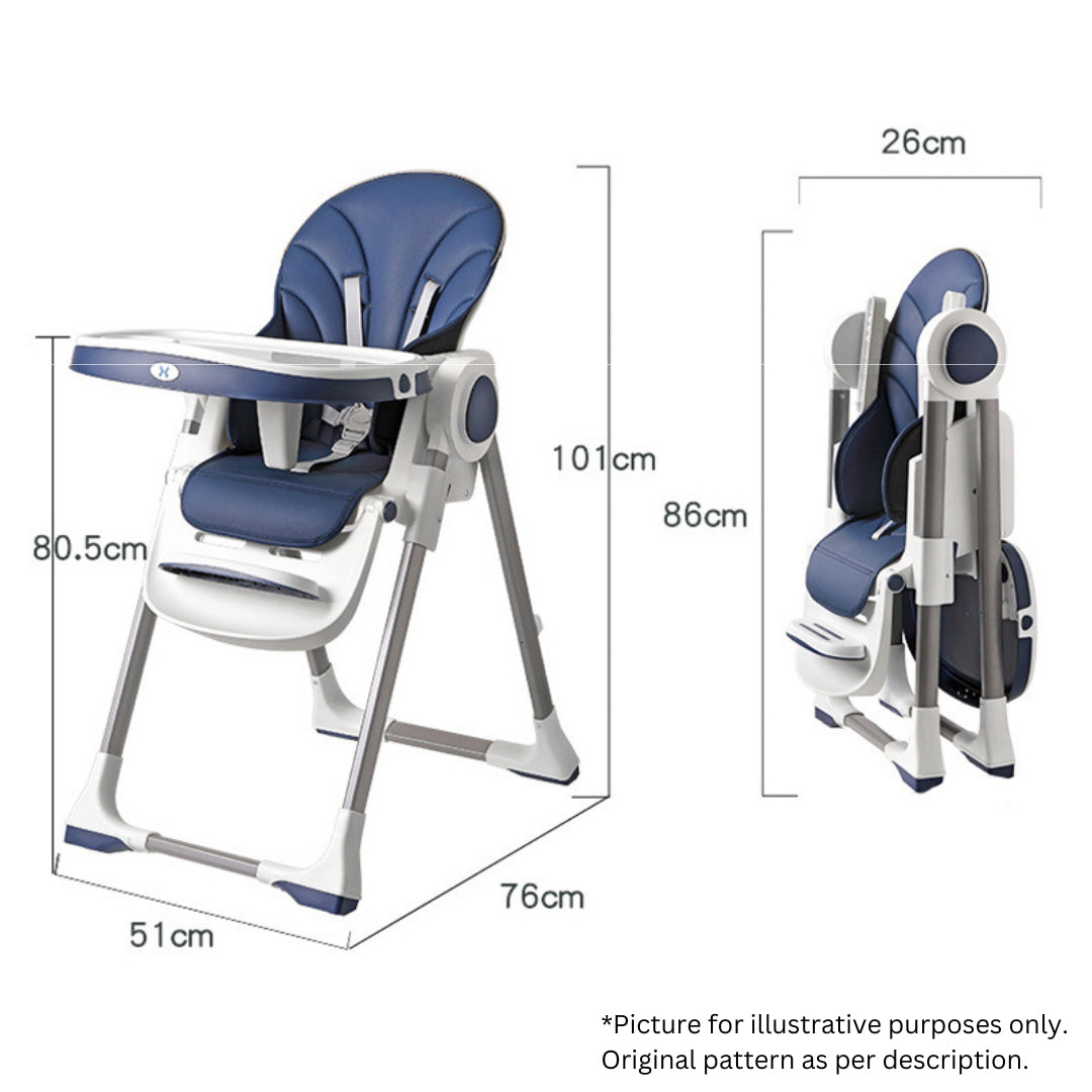 Lux High Chair - Pink - Image 4