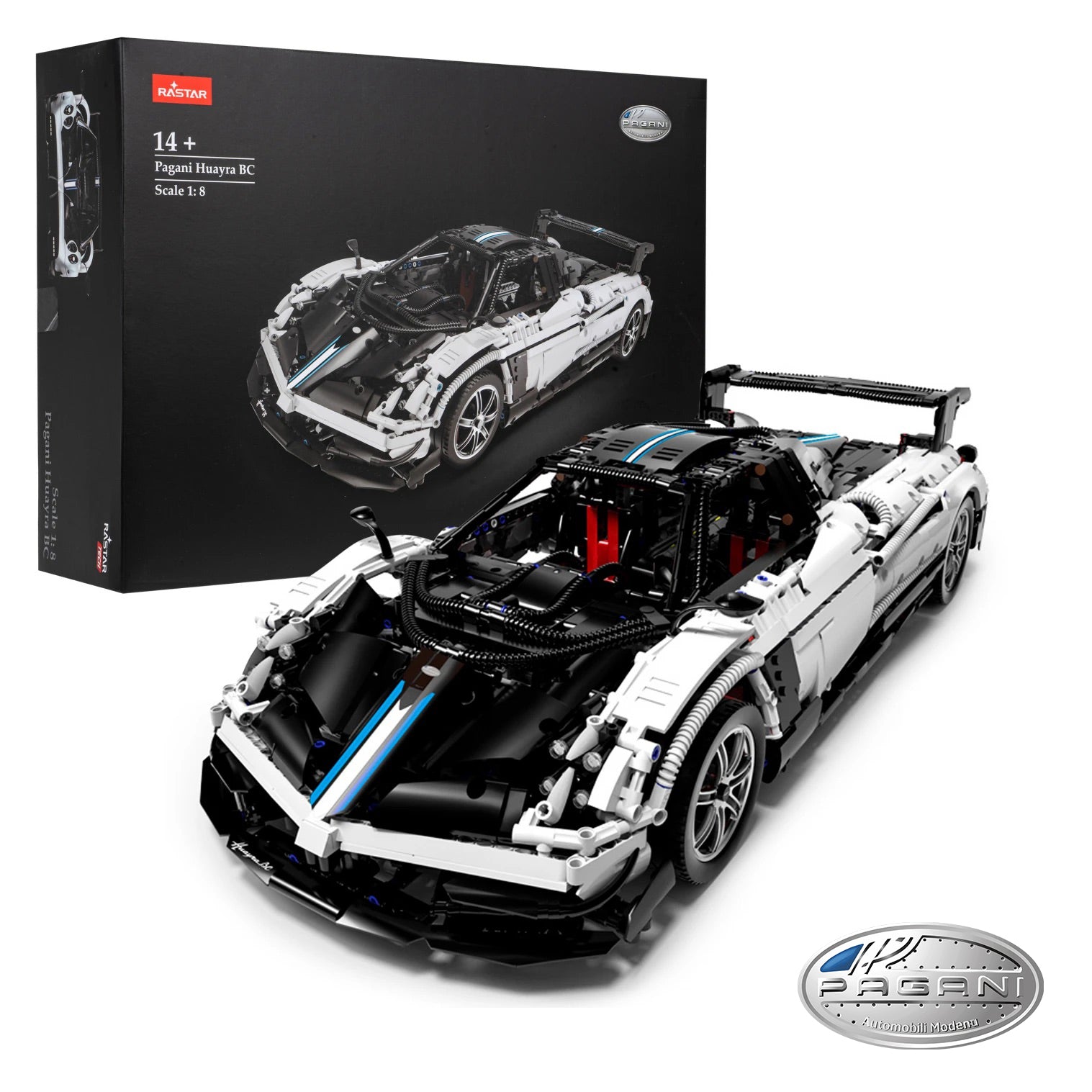 Rastar Bricks - Pagani Huayra BC - 2892 Pieces