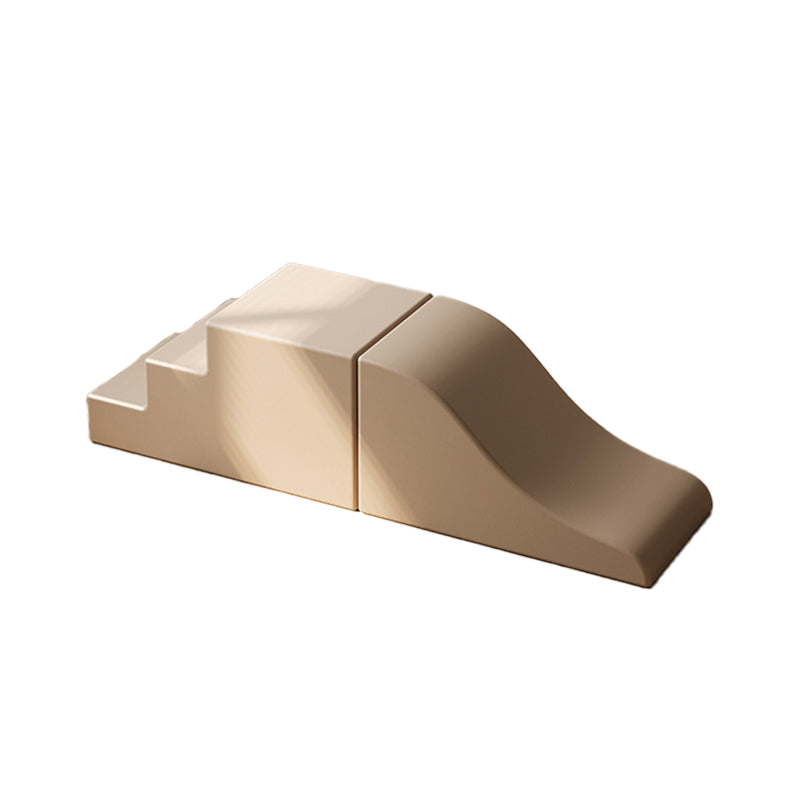 Lovely Baby Indoor Soft Play Foam Slide and Steps - Brown