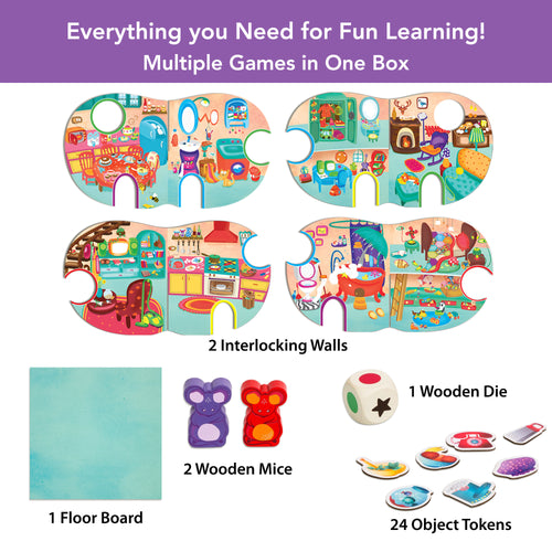 Chalk & Chuckles Tidy Up - Board Game (Ages 3+) - Image 2