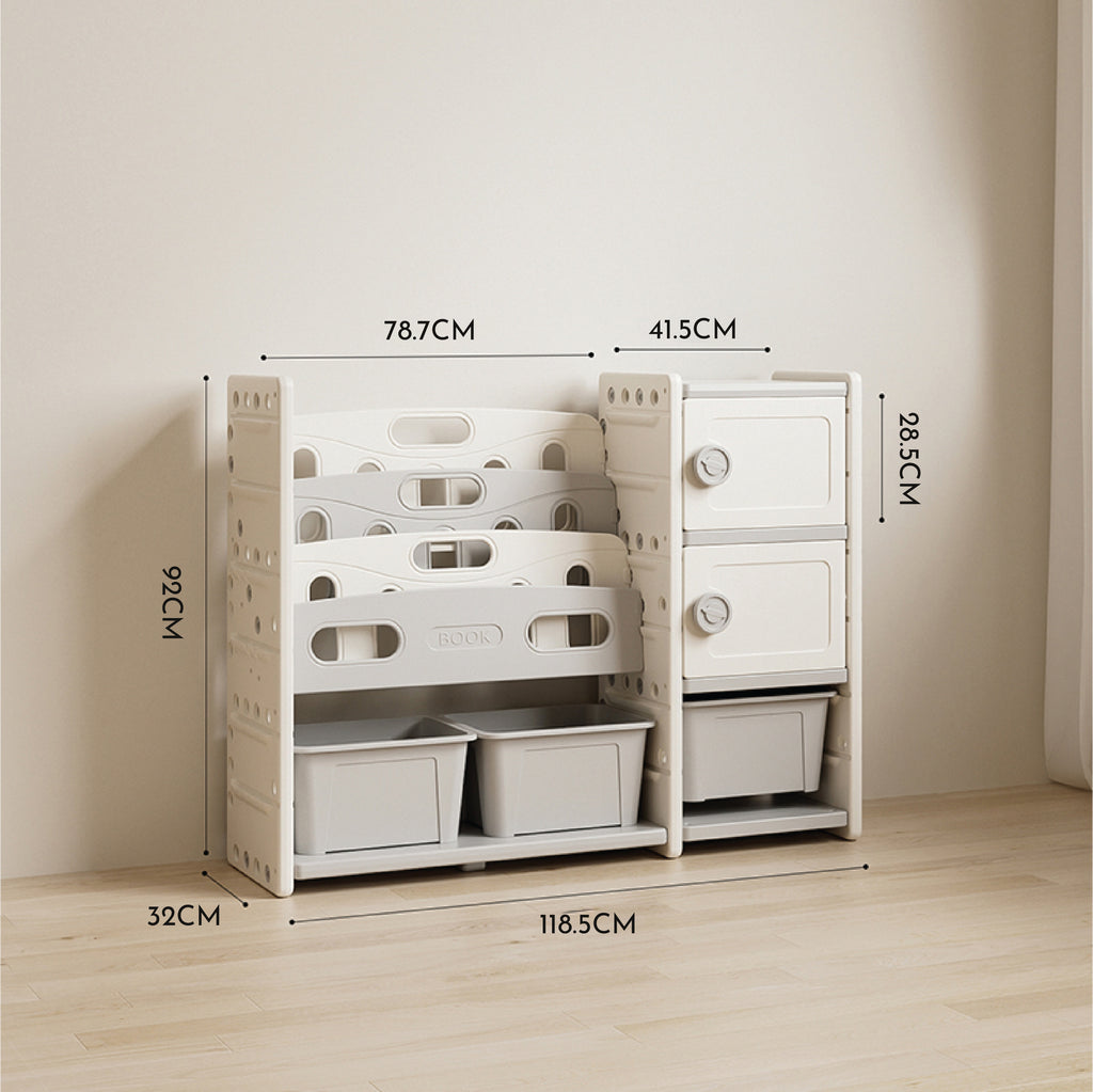 Storage Rack W/ Book Shelf - Large - Image 4