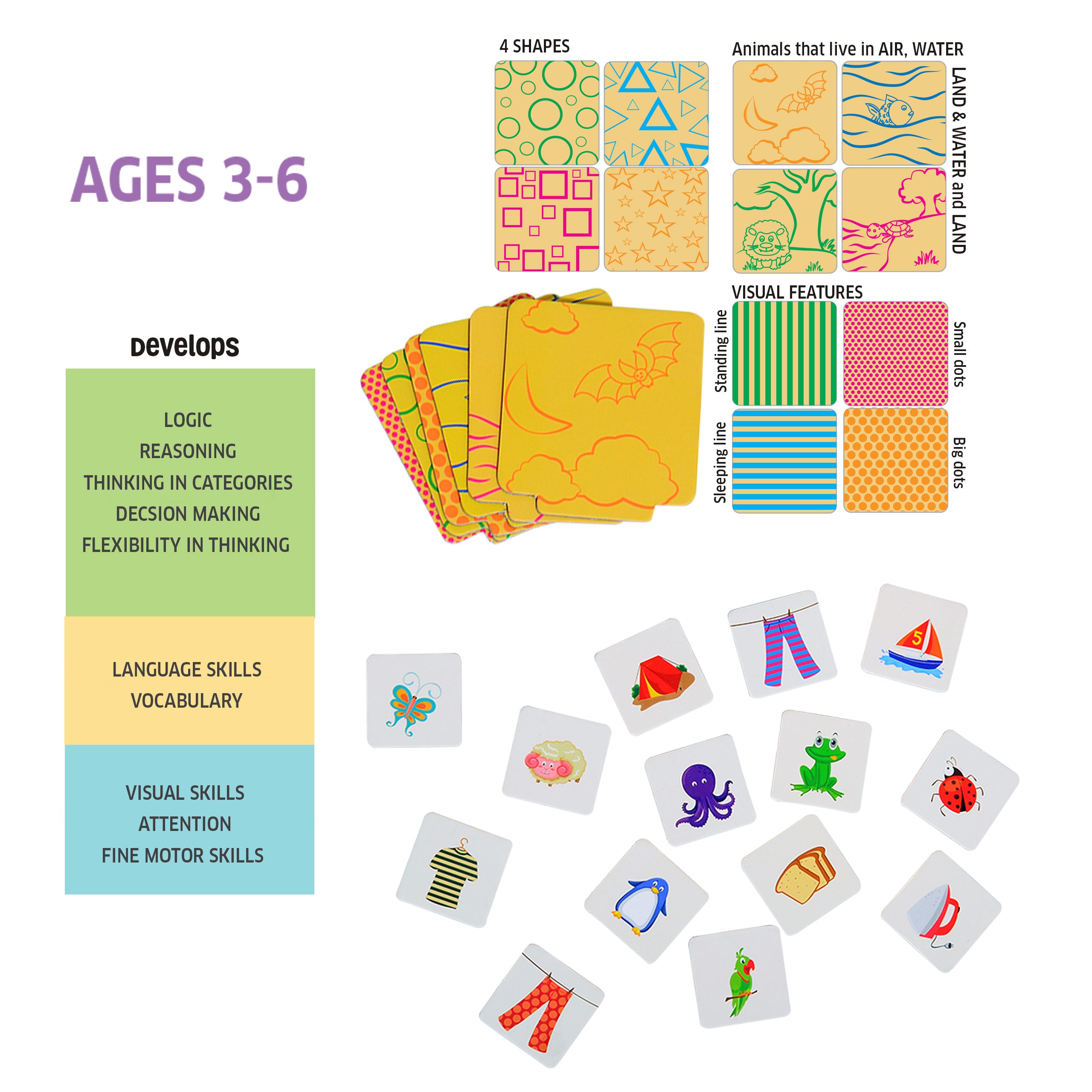 Chalk & Chuckles Sort in the Box - Learning Game (Ages 3+) - Image 2