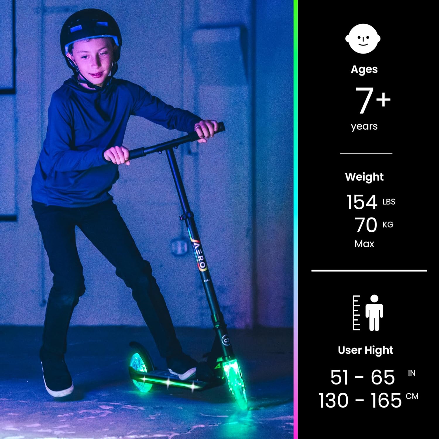 C3 Foldable Scooter - Black - Image 5