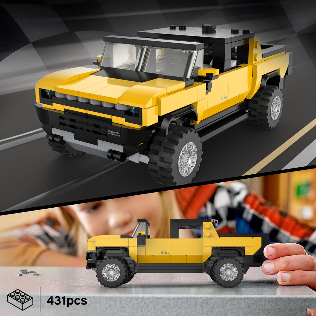Rastar Bricks - Hummer EV Yellow - 431 Pieces - Image 4