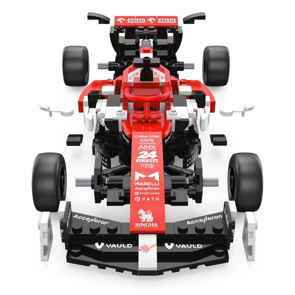 Alfa Romeo C42 F1 Car Bricks Building Kit - 340pcs - Image 2