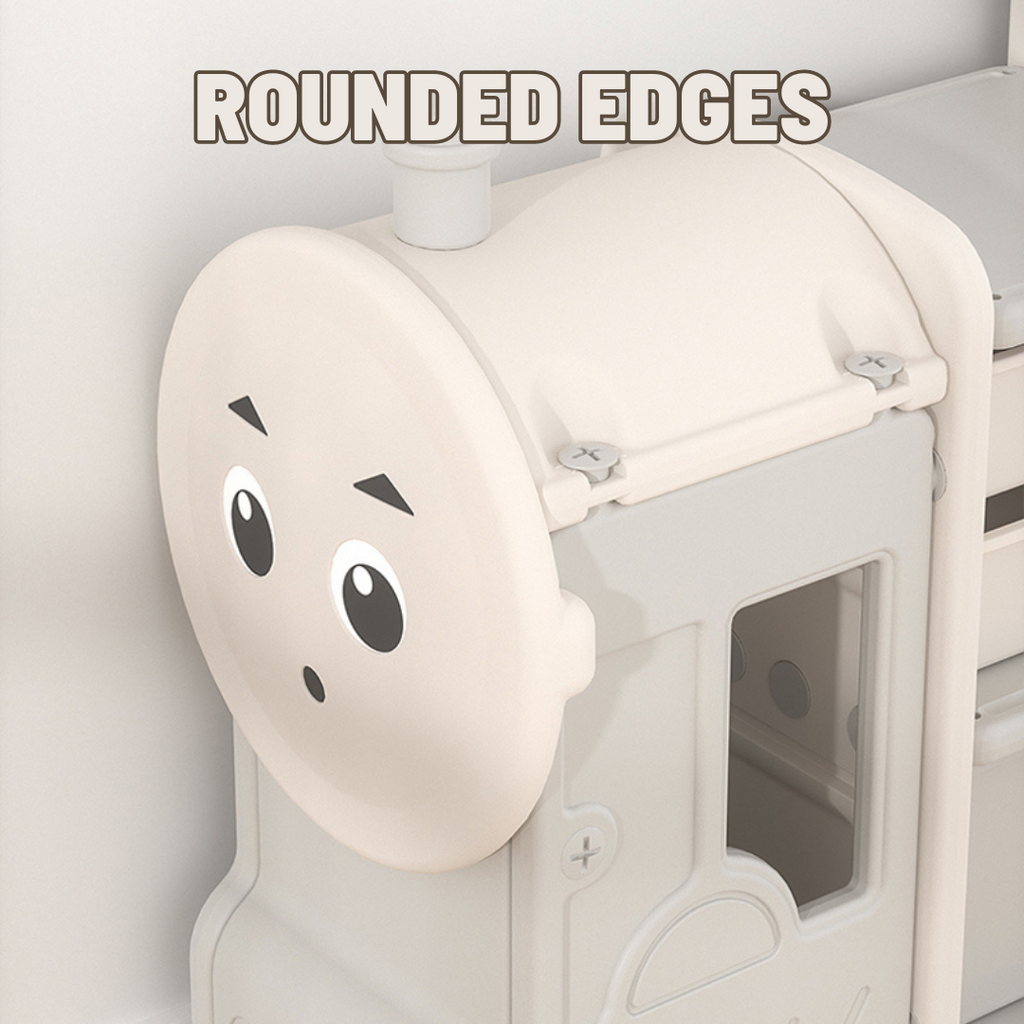 Train Storage Rack With Boxes - White - Image 6