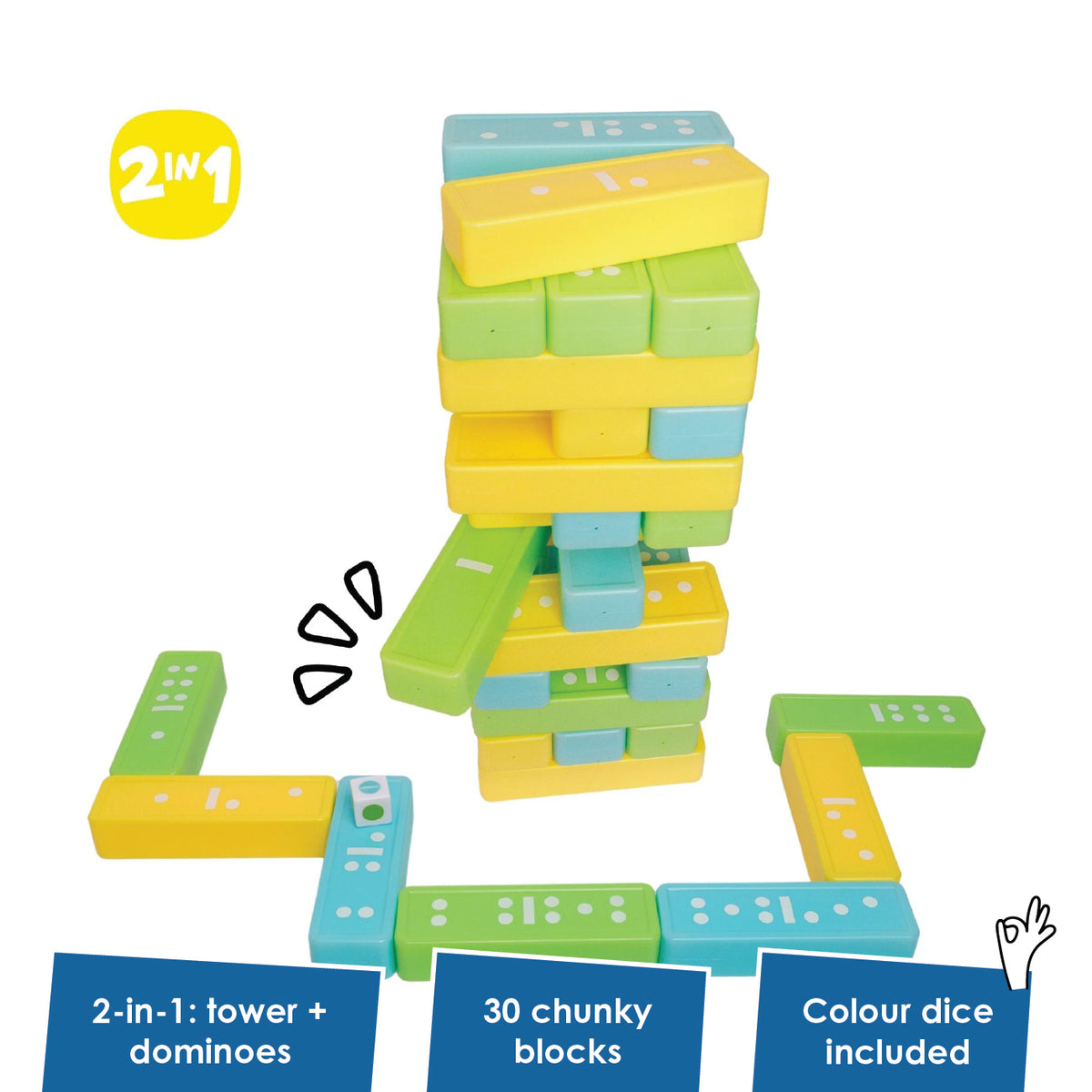 alldoro 2 in 1 XXL Tower & Domino - Image 2