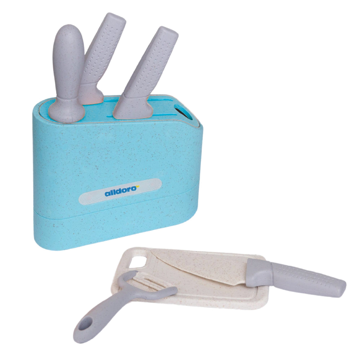 alldoro Knife Block - 7 Pieces, Eco-Friendly