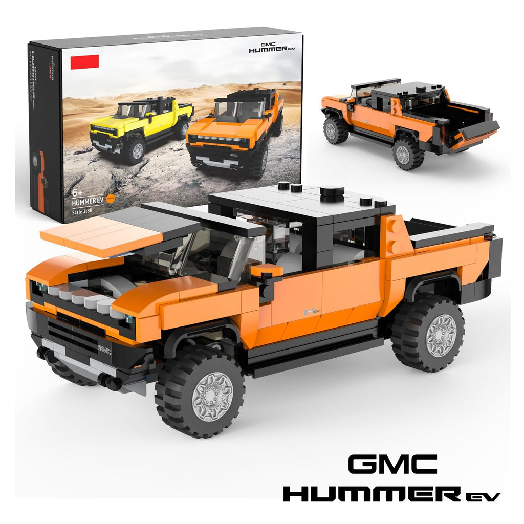 Rastar Bricks - Hummer EV Orange - 431 Pieces