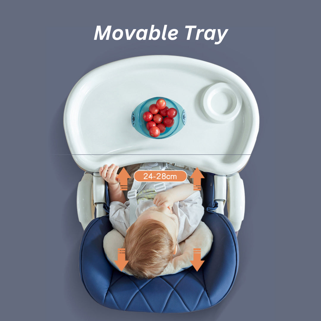 Lux High Chair - Navy Blue - Image 11