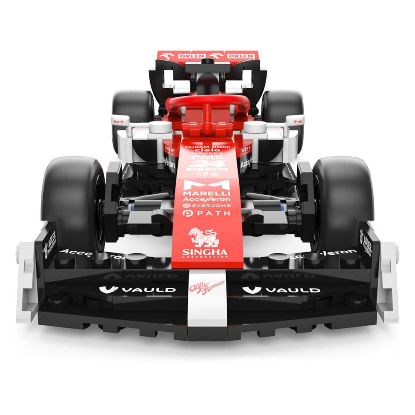 Alfa Romeo C42 F1 Car Bricks Building Kit - 340pcs - Image 3