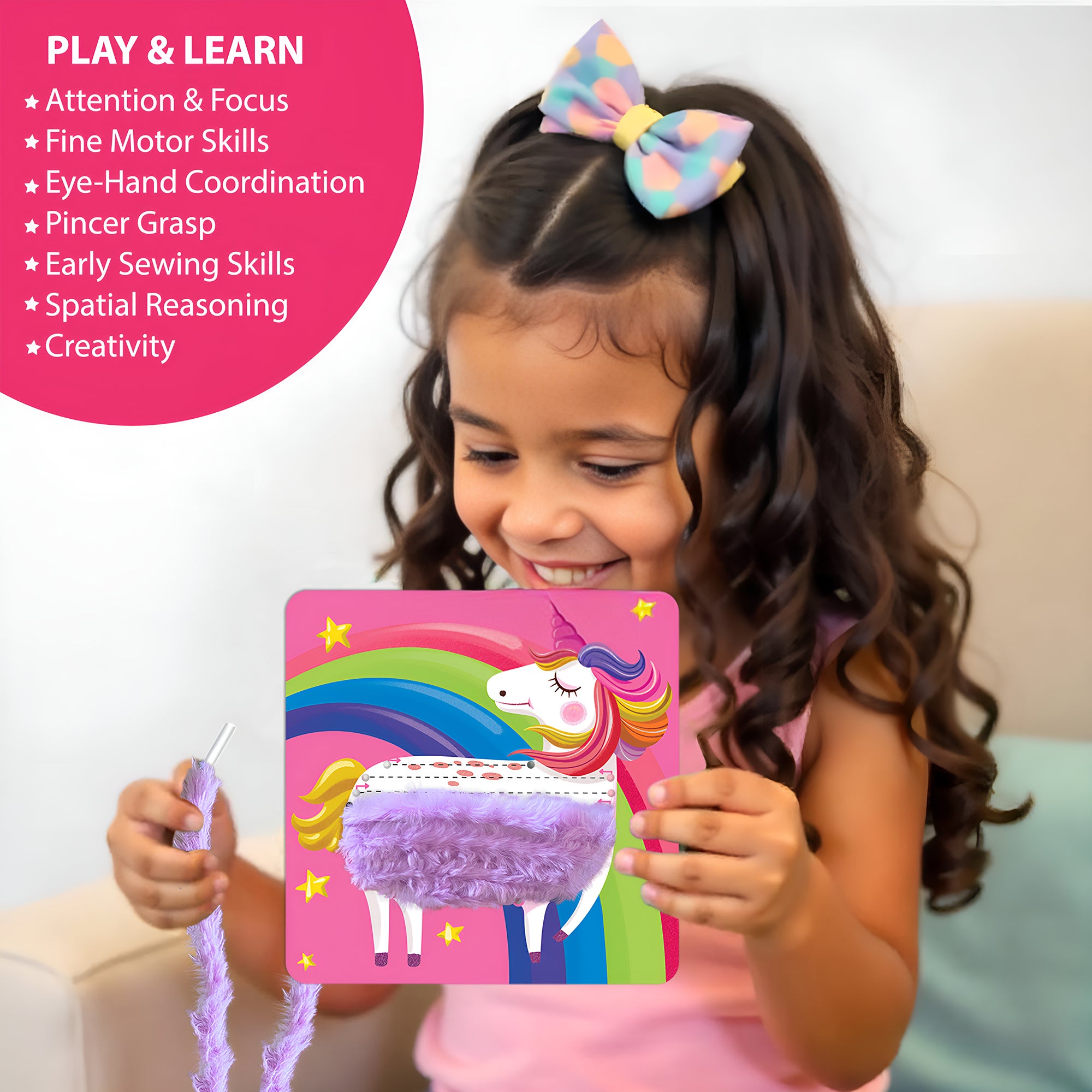 Chalk & Chuckles Lace Art-Princess & Unicorns (Ages 3 to 6) - Image 5