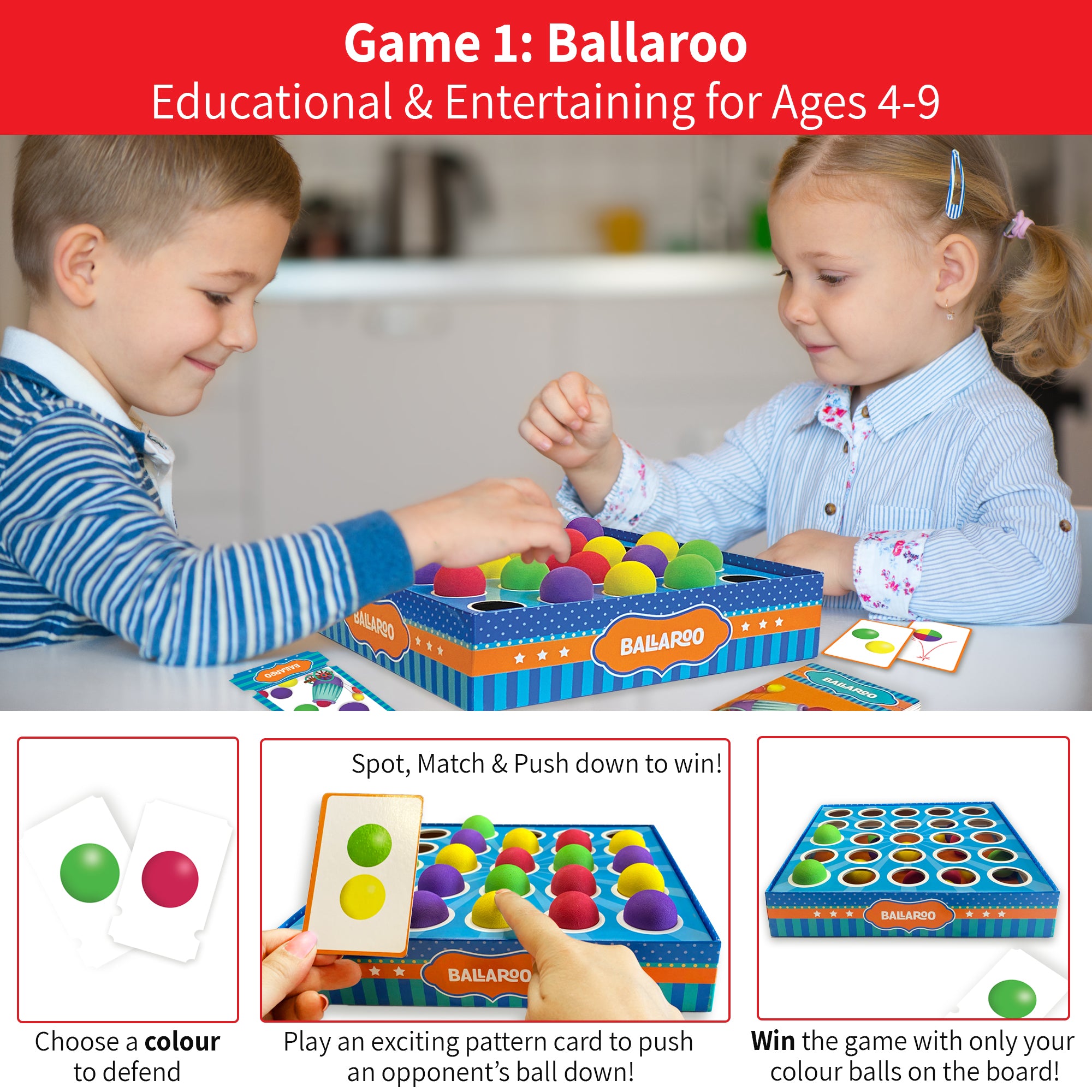 Chalk & Chuckles Ballaroo - Board Game (Ages 4 to 8) - Image 2