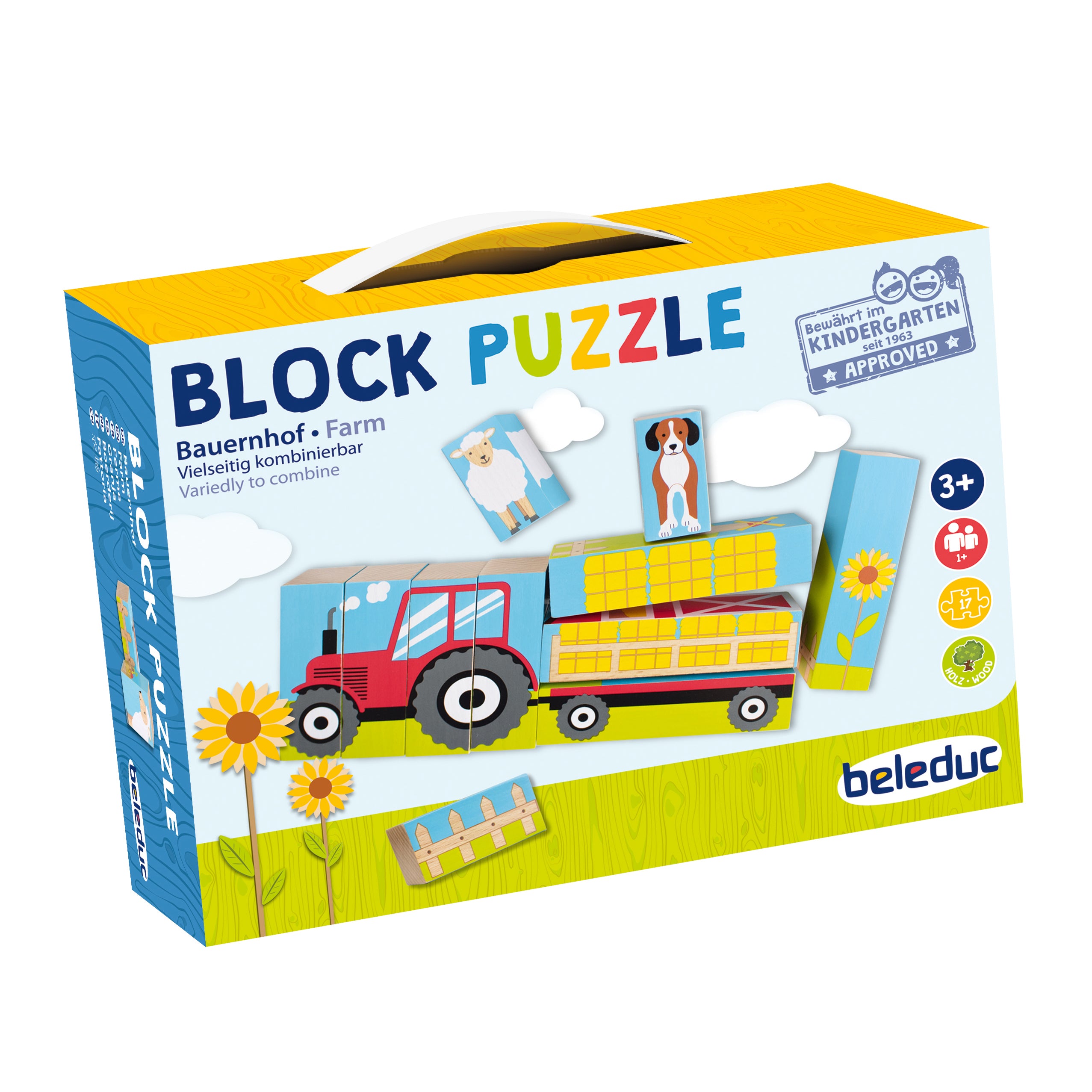Wooden Block Puzzle - Farm - Image 3