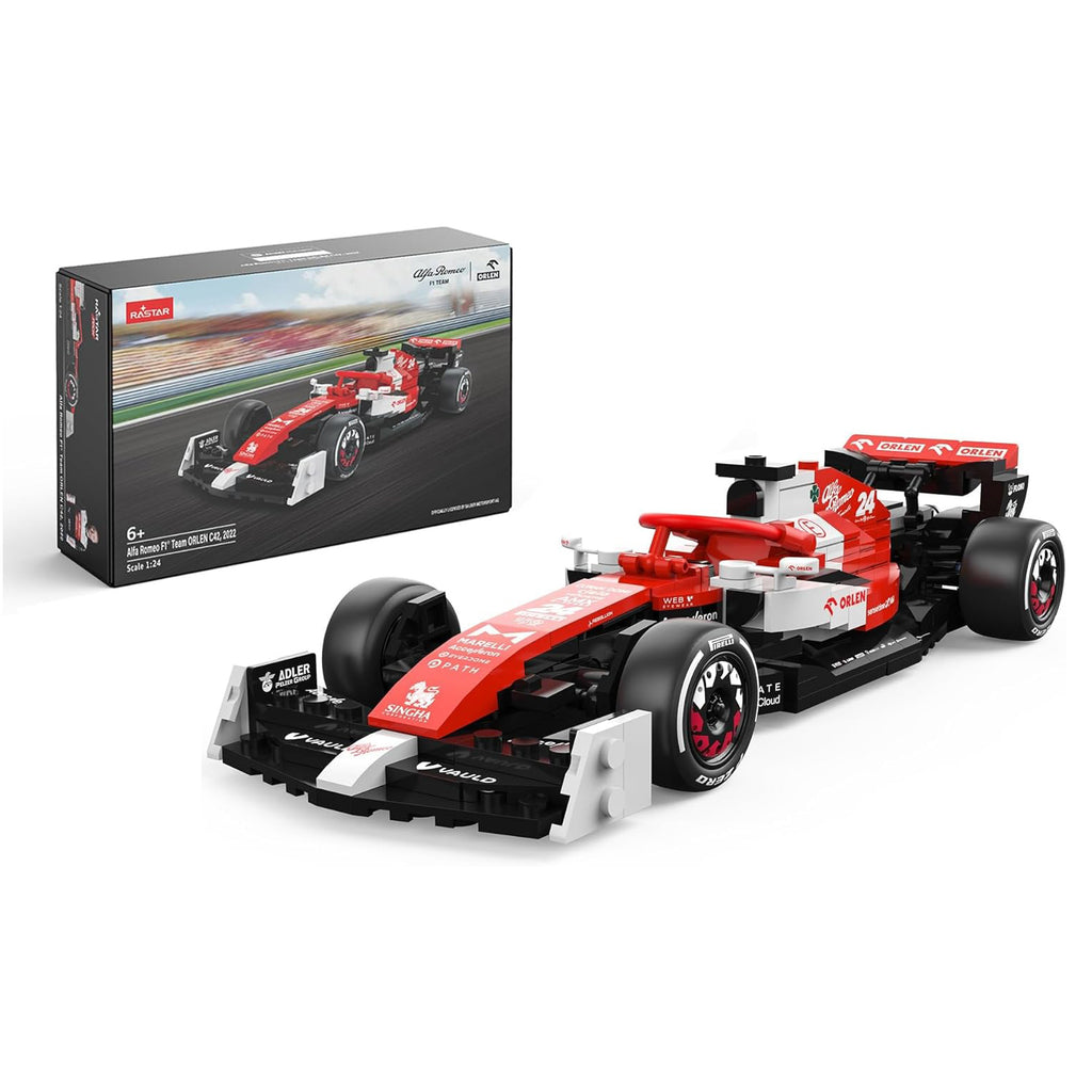 Alfa Romeo C42 F1 Car Bricks Building Kit - 340pcs