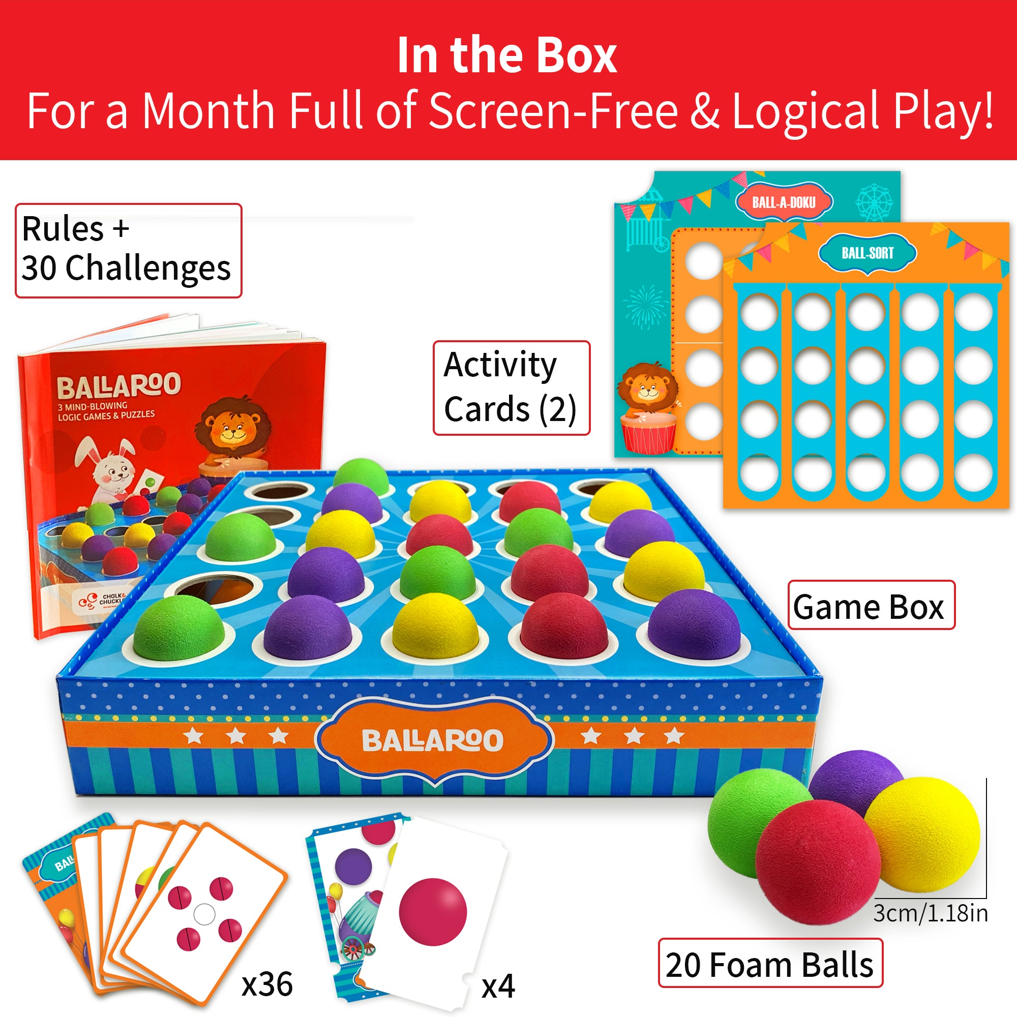 Chalk & Chuckles Ballaroo - Board Game (Ages 4 to 8) - Image 6