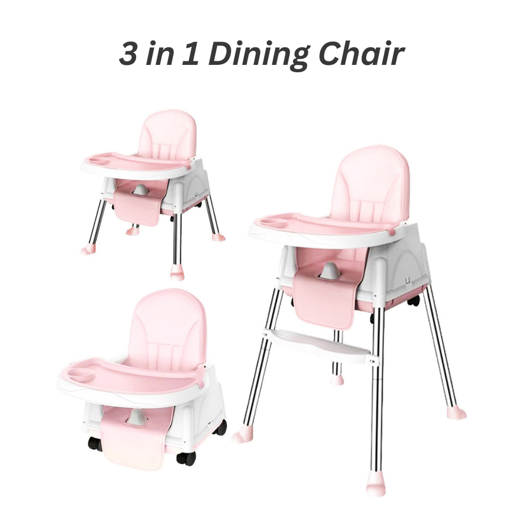 3 in 1 High Chair - Pink - Image 5