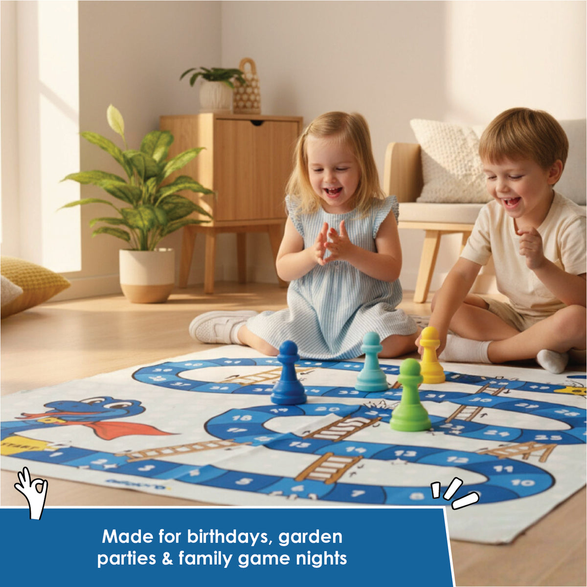 alldoro XXL Giant Snakes and Ladders - Image 4
