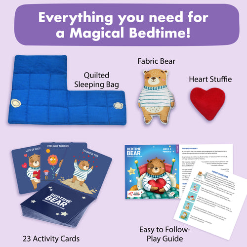 Chalk & Chuckles Bedtime Bear - Social-Emotional Learning Game (Ages 4 to 8)