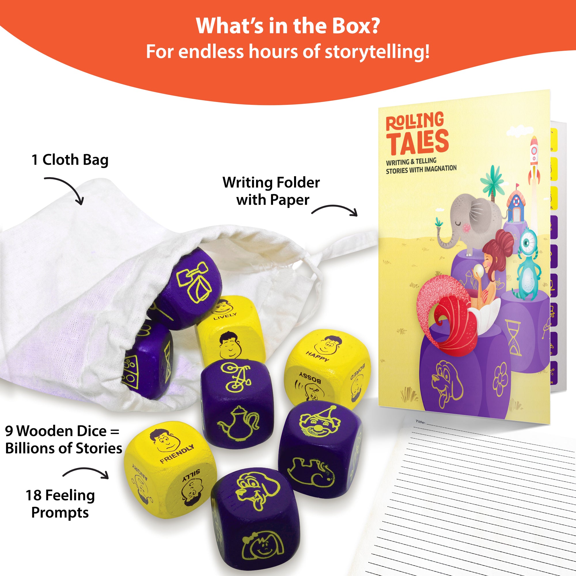Chalk & Chuckles Rolling Tales - Activity Kit (Ages 5+) - Image 8