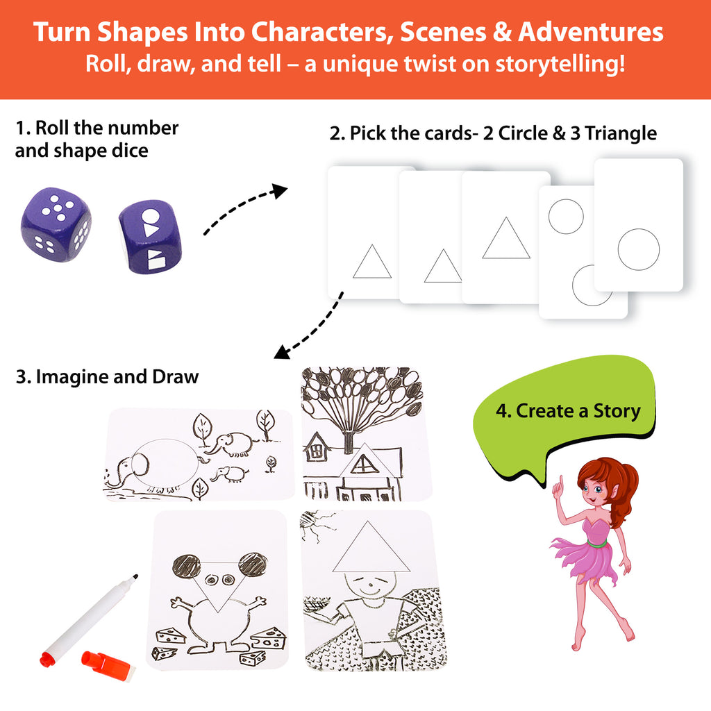 Chalk & Chuckles Shape your Story - Activity Kit (Ages 5+) - Image 4