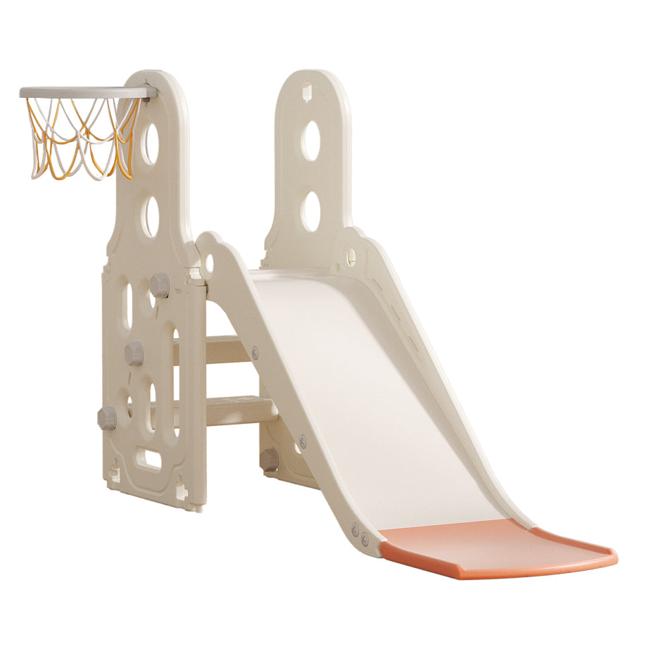 Slide w/ Basketball Hoop - White - Image 6