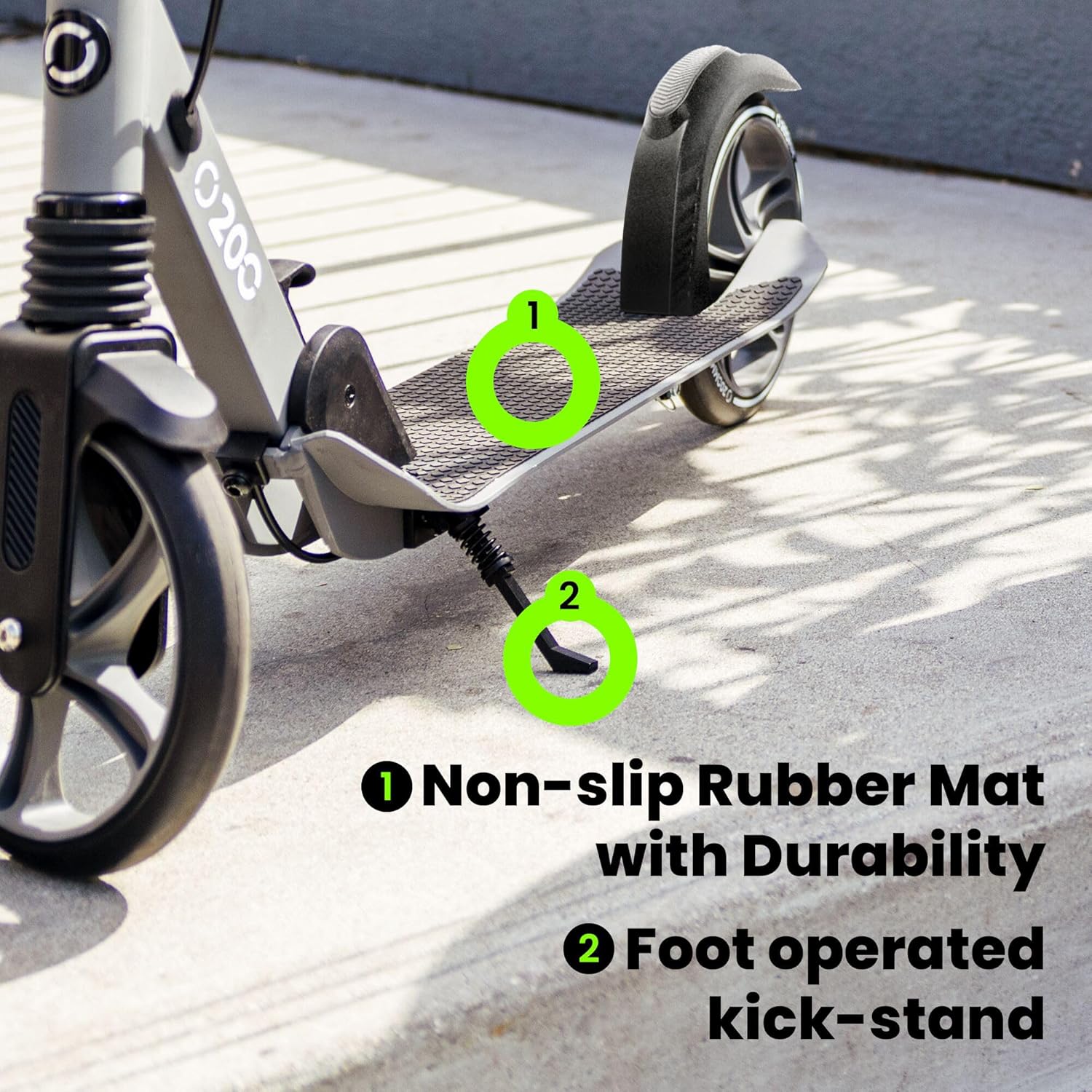 A200 Foldable Scooter - Grey - Image 5