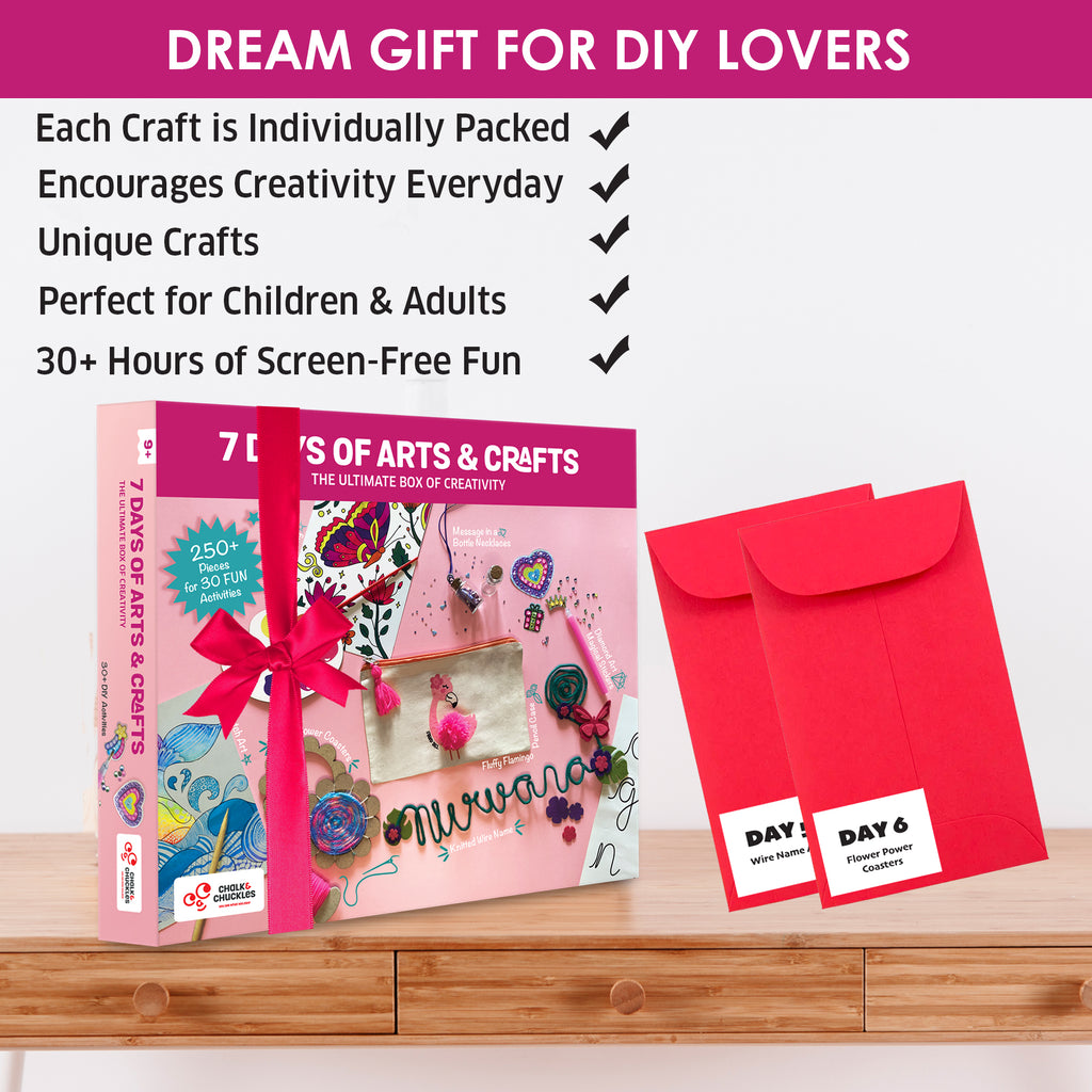 Chalk & Chuckles 7 Days of Arts & Crafts (Ages 9+)