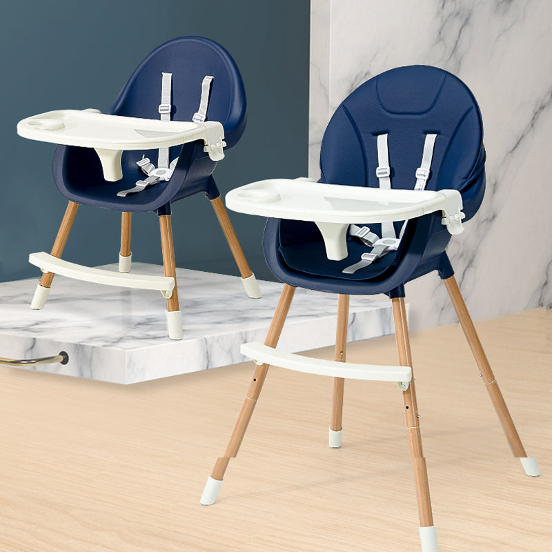 2-in-1 Convertible High Chair - Navy Blue - Image 3