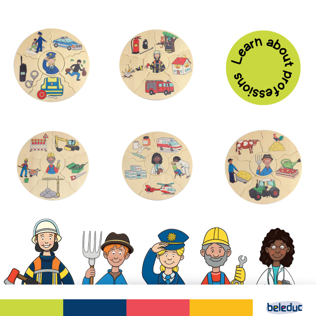 Humanico Matching Puzzle - Professions - Image 3
