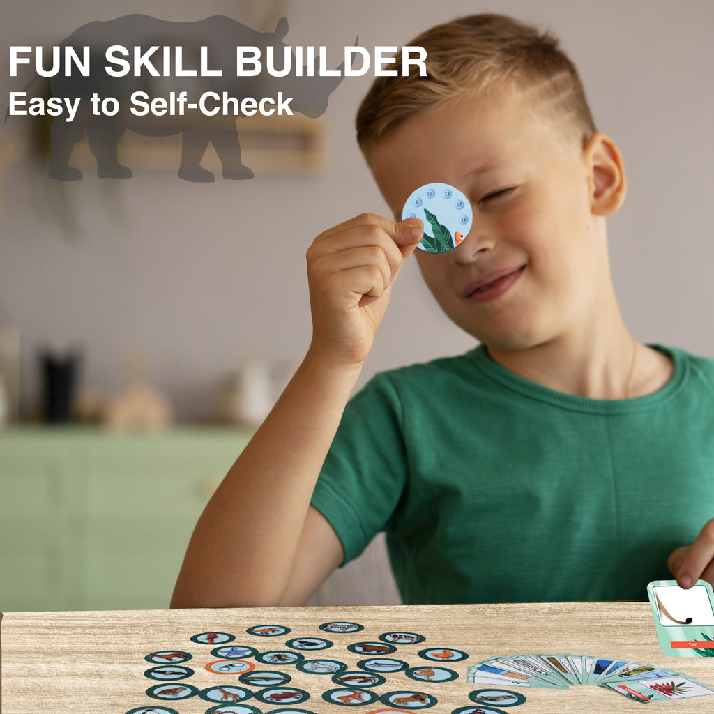Chalk & Chuckles Eye See-The Animal World - Card Game (Ages 3 to 6) - Image 7
