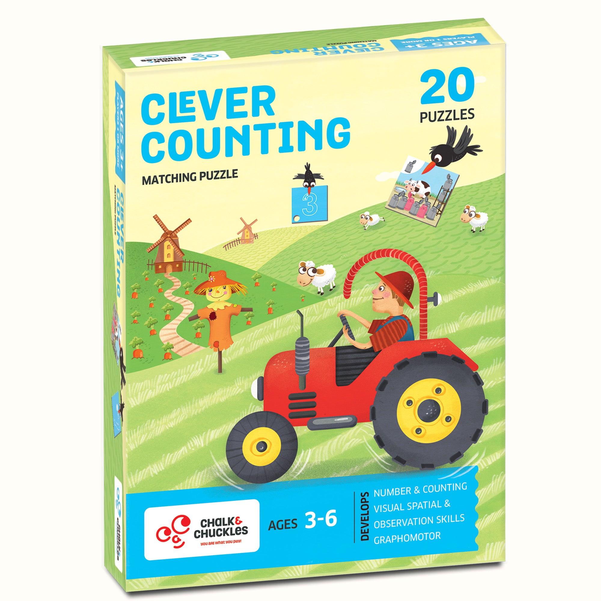 Chalk & Chuckles Clever Counting - Math Game (Ages 4 to 99) - Image 9
