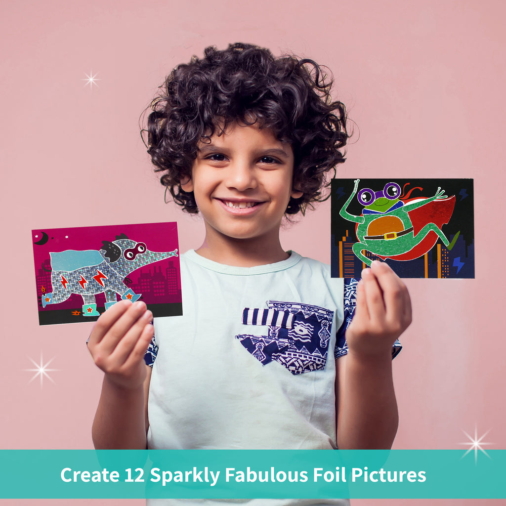 Fabulous Foil Art-Superhero Animals - Image 3