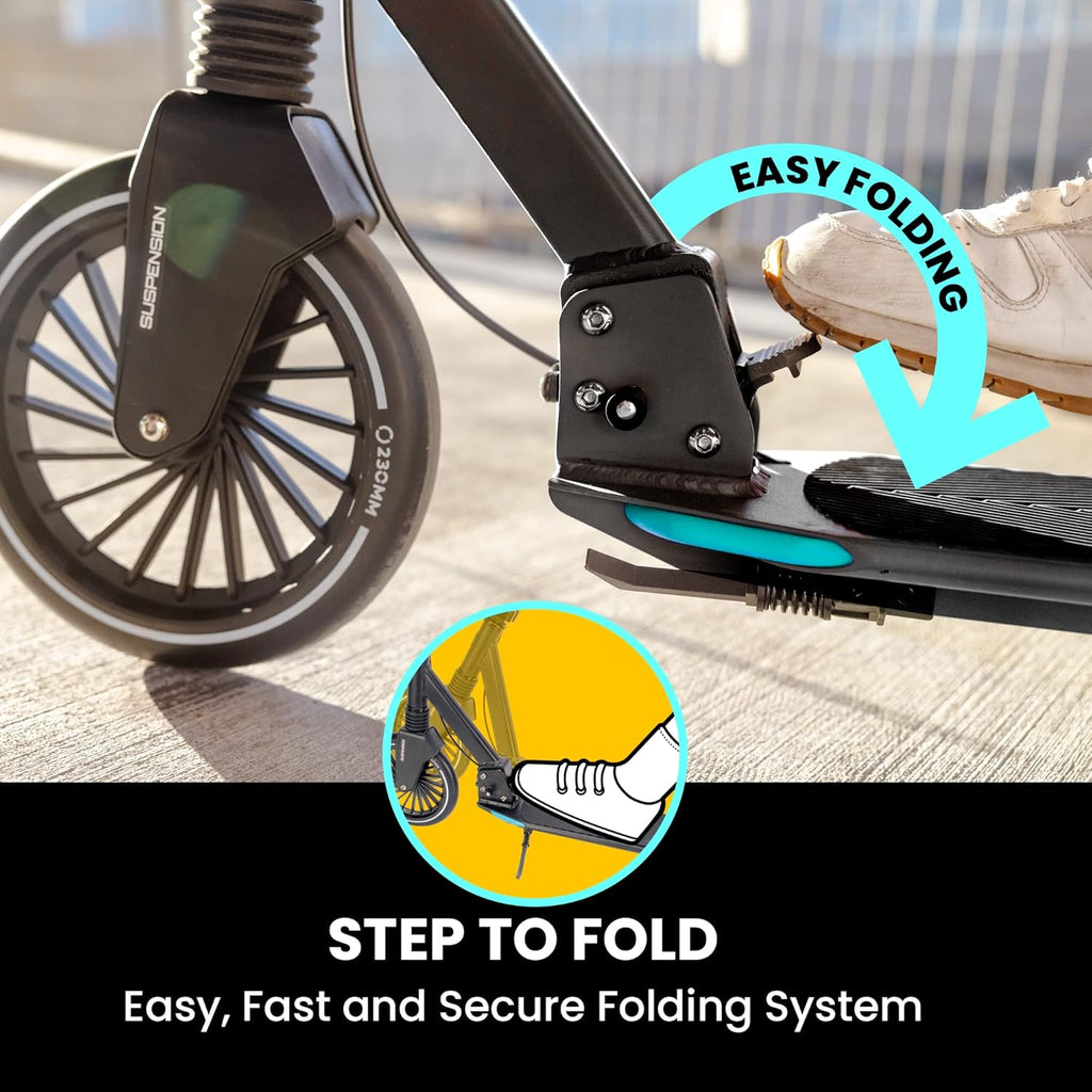 A230 Foldable Scooter - Black - Image 2