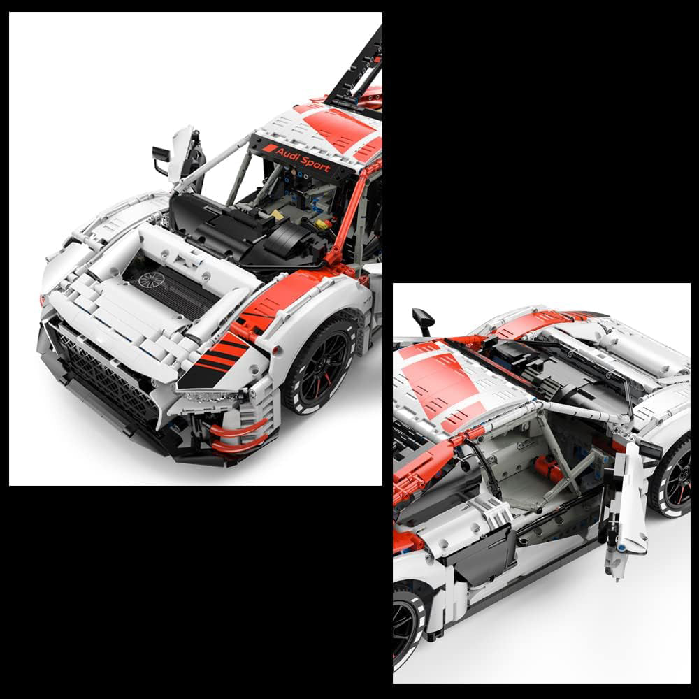 Rastar Bricks - Audi R8 LMS GT3 - 3314 Pieces - Image 5