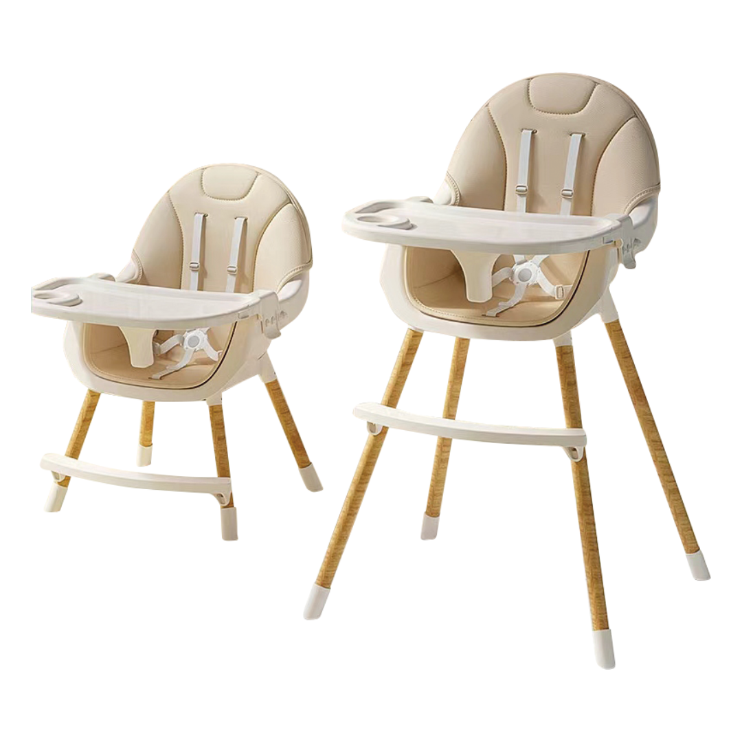 Lovely Baby 2-in-1 Convertible High Chair - Brown