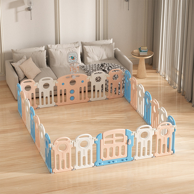 Kids Playpen w/ Basketball Hoop - 24 pcs - Image 8
