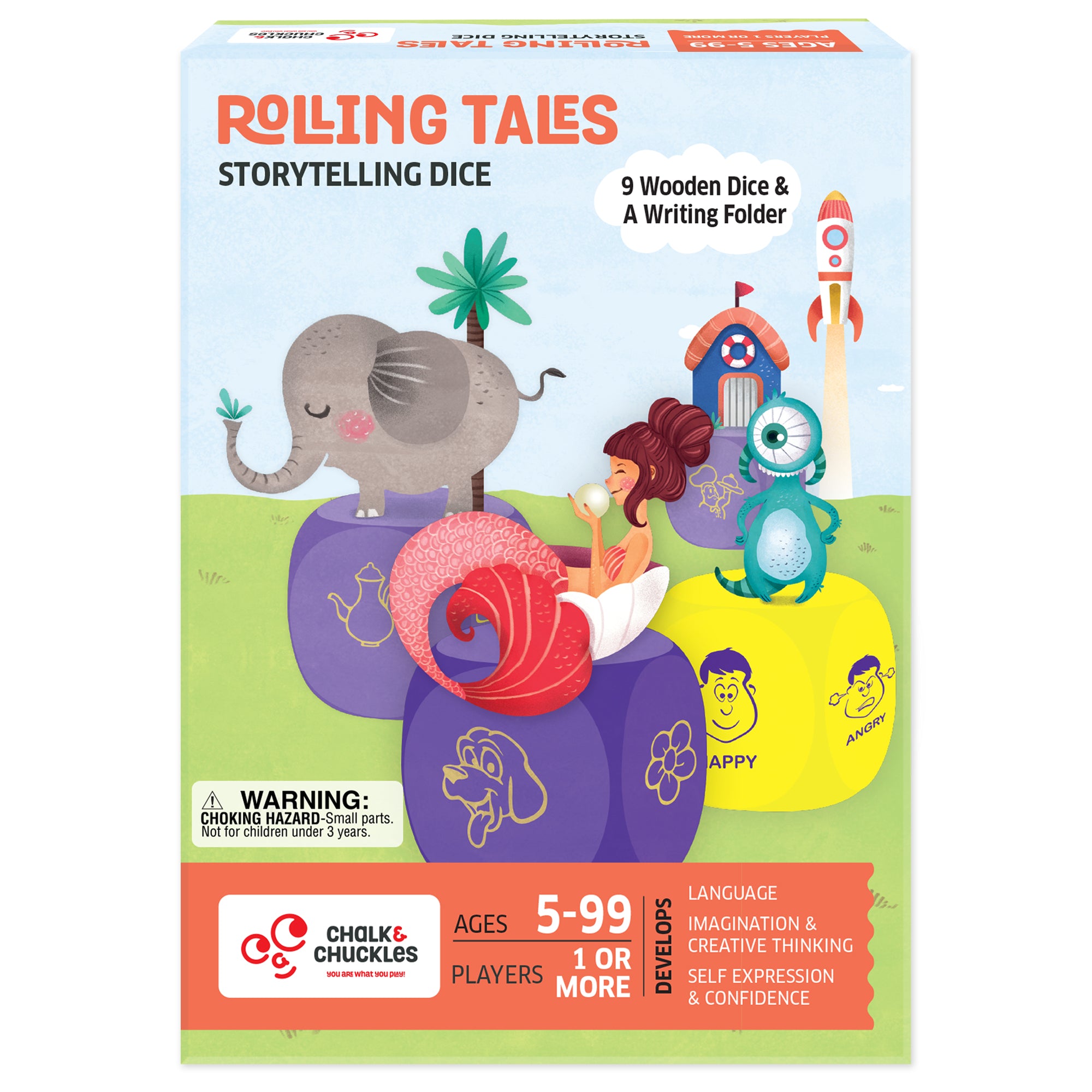 Chalk & Chuckles Rolling Tales - Activity Kit (Ages 5+)