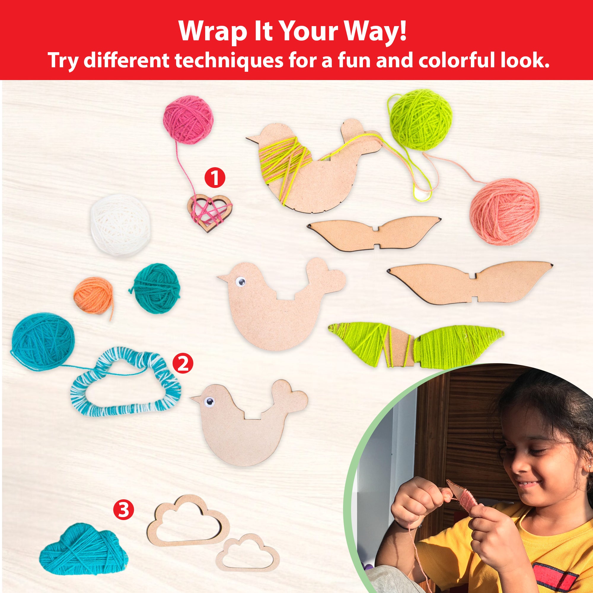 Yarn birds Craft Kit - Image 8