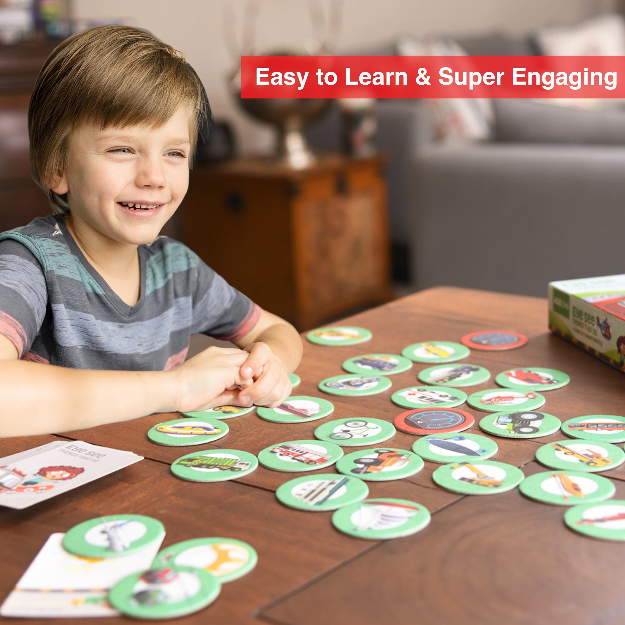 Chalk & Chuckles Eye See-Things that Go - Card Game (Ages 3 to 6) - Image 3