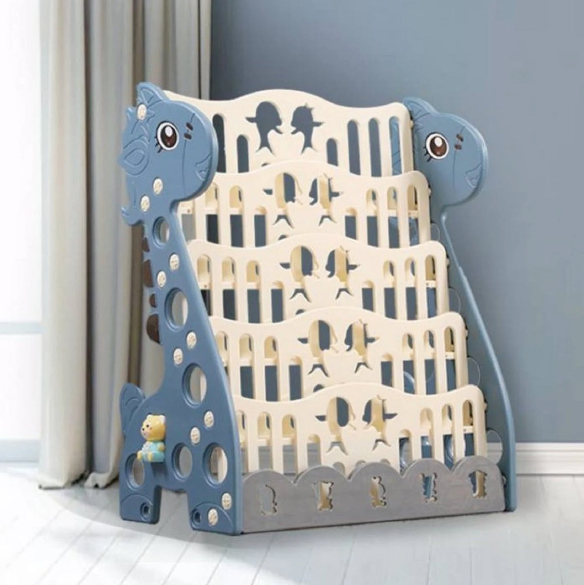Lovely Baby - Giraffe Bookshelf - Blue - Image 3