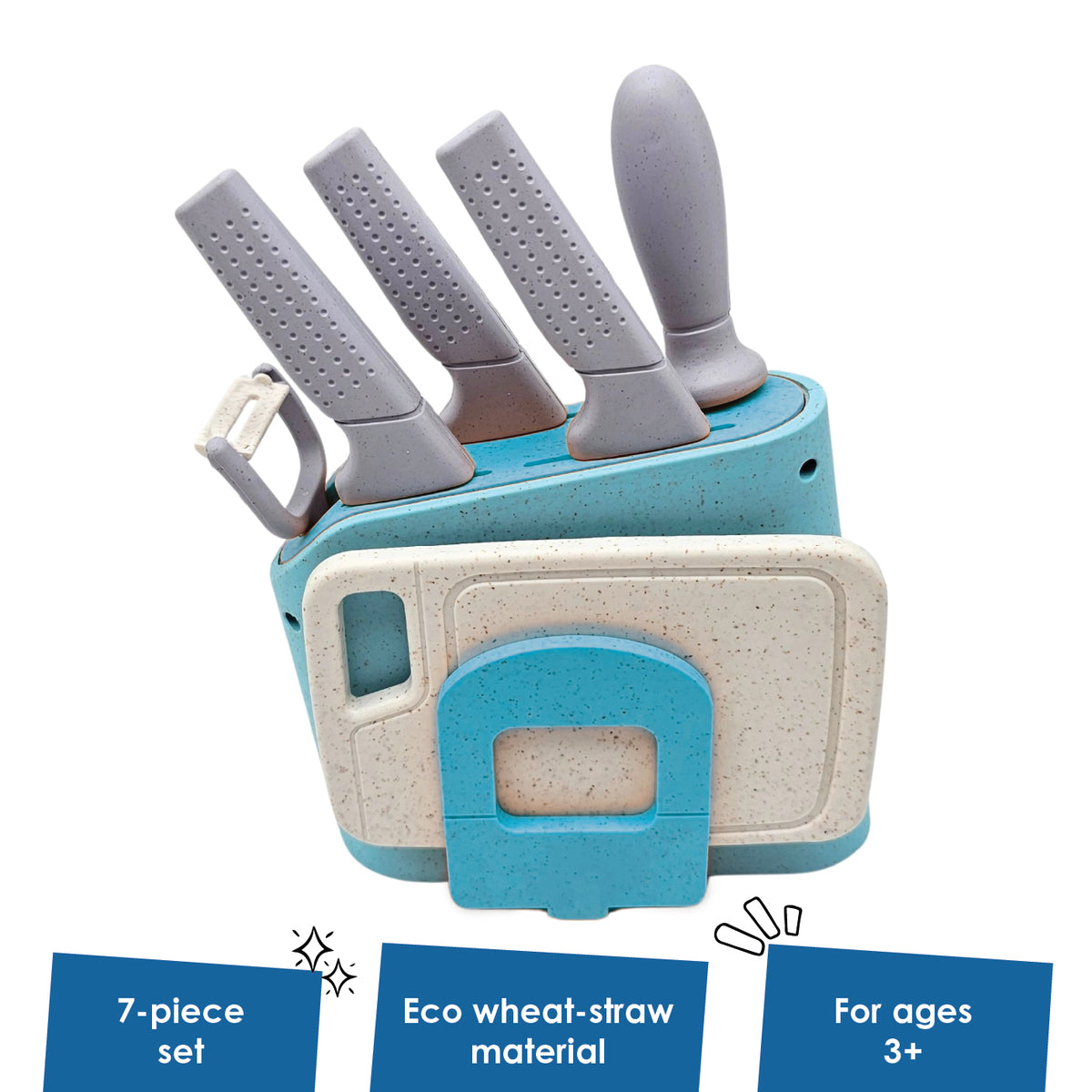 alldoro Knife Block - 7 Pieces, Eco-Friendly - Image 2