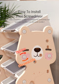 Lovely Baby Bear Storage Rack W/ 10 Boxes