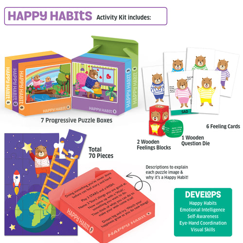Chalk & Chuckles Happy Habits - Jigsaw Puzzle (Ages 3 to 6) - Image 2